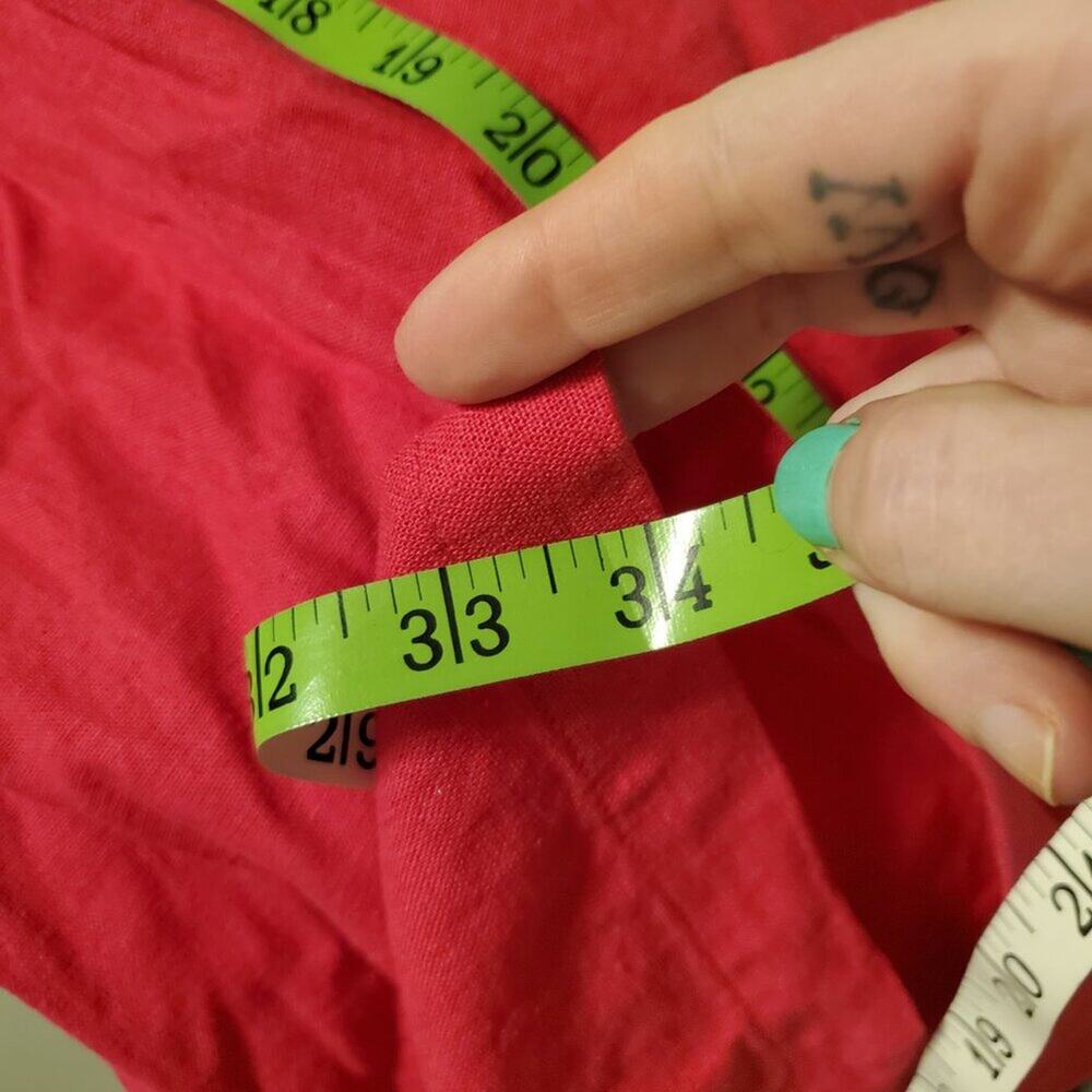 Universal Thread Hot Pink Button Front A Line Mid… - image 4